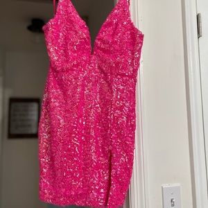 Brand new Lucy In The Sky Pink sequin dress